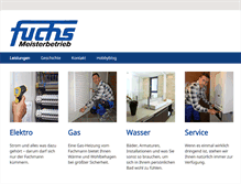 Tablet Screenshot of fuchs-rheinbreitbach.de